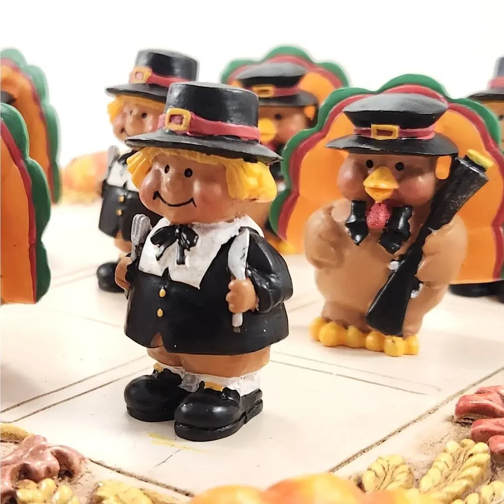 Yankee Candle Boney Bunch Thanksgiving Turkey Checkers Set – Fall Table Décor